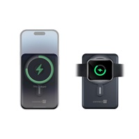 CONNECT IT Powerbanka TravelCharge, MagSafe, 10000mAh, USB-C, Lightning, Šedá