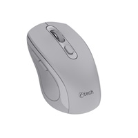 C-TECH myš Dual mode WLM-12GR, bezdrátová, 1600DPI, 6 tlačítek, šedá, USB nano receiver