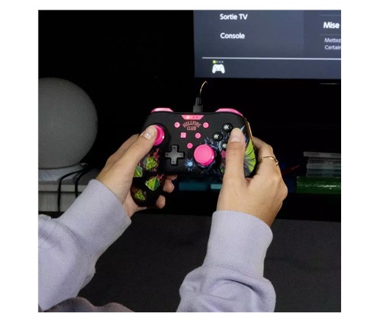 Konix Stranger Things Nintendo Switch/PC Black Controller