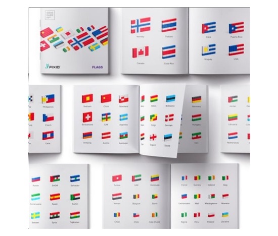 Vzorek - Pixio - Flags