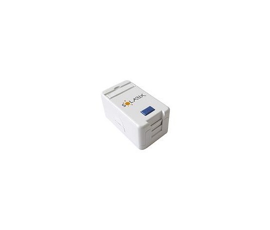 Solarix Zásuvka modulární pro 1 keystone na omítku bílá SXMO-1-0-WH