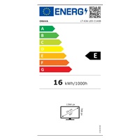 Orava 24" TV, HD Ready 1366 x 768, LED, USB, HDMI, hotelový mód