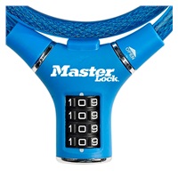 Master Lock SET Ocelové kombinační lanko na kolo  - 0,9m (1 balení / 4 ks)