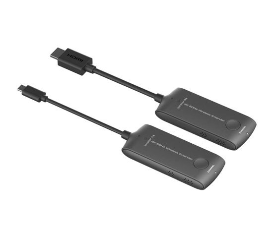 PremiumCord USB-C na HDMI 4K@60Hz Wireless extender na 20m