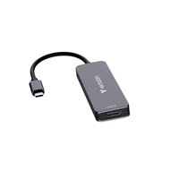 VERBATIM Dokovací stanice USB-C, 4v1, HDMI, USB-C PD, USB 3.0, USB 2.0, šedá