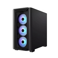 BAZAR ASUS case A23 PLUS TG ARGB, Mini Tower, průhledná bočnice, 4x120mm ARGB Fan, černá (POŠKOZENÝ OBAL)