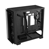 BAZAR ASUS case A23 PLUS TG ARGB, Mini Tower, průhledná bočnice, 4x120mm ARGB Fan, černá (POŠKOZENÝ OBAL)
