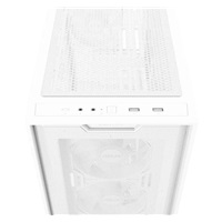 BAZAR ASUS case A21 PLUS, Mini Tower, průhledná bočnice, 4x 120mm ARGB Fan, bílá (POŠKOZENÝ OBAL)