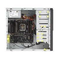 ASUS Workstation E500A, bez procesoru, bez pamětí, bez grafiky, 550W, černá