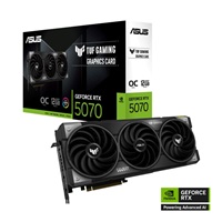 ASUS VGA NVIDIA GeForce RTX 5070 TUF GAMING 12GB OC, 12GB GDDR7, 3xDP, 1xHDMI
