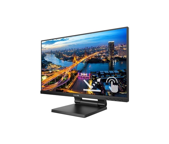 Philips MT 21,5" 222B1TC - 1920x1080,IPS,75Hz,Dotykový,D-Sub,HDMI,DP,USBhub,Repro