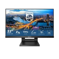 Philips MT 21,5" 222B1TC - 1920x1080,IPS,75Hz,Dotykový,D-Sub,HDMI,DP,USBhub,Repro