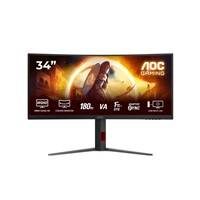 AOC MT 34" CU34G4 - 3440x1440,VA,180Hz,2xHDMI,DP,Pivot,Zakřivený