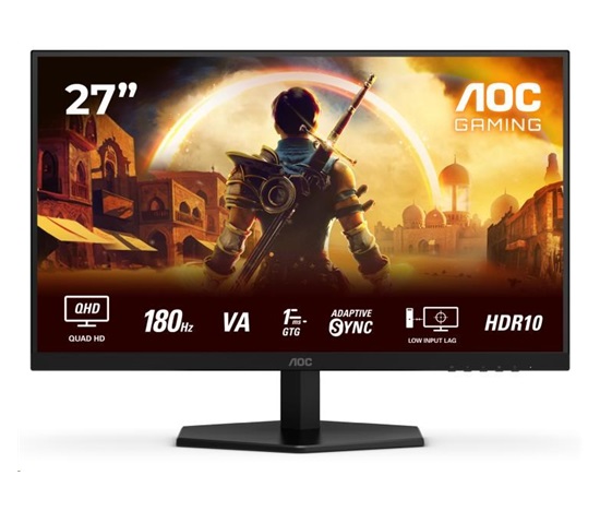 AOC MT 27" Q27G42XNE - 2560x1440,VA,180Hz,2xHDMI,DP,Repro