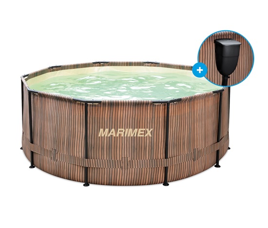 Marimex Florida bazén 3,05x0,91 m se zabudovaným skimmerem - motiv TEAK