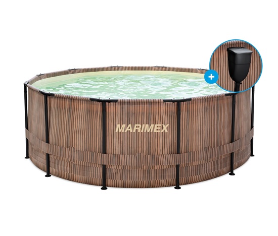 Marimex Florida bazén 3,66x0,99 m se zabudovaným skimmerem - motiv TEAK