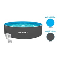 Marimex Orlando bazén 4,57x1,07 m s příslušenstvím