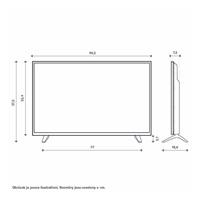 TCL S5400A 40" TV, Full HD, LED, Android TV, HDR, Bluetooth, WiFi, Dolby Audio, Chromecast