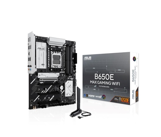 ASUS MB Sc AM5 B650E MAX GAMING WIFI, AMD B650, 4xDDR5, 1xDP, 1xHDMI, WiFi