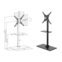 Stojan na televize Fiber Mounts FM97-2
