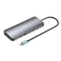 i-tec USB-C Metal Nano 3x Display Dock, 2x HDMI 1x USB-C video, Power Delivery 140W