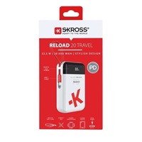 SKROSS powerbank Reload 20 Travel, 20W PD, 20 000mAh, USB A+C