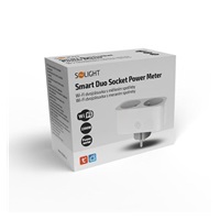 Solight WIFI dvojzásuvka s měřením spotřeby