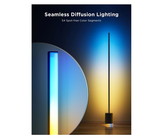 VZOREK - Govee Floor Lamp Pro RGBICWW LED lampa s reproduktorem + ovladač - Pošk.obal