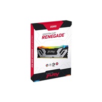 BAZAR KINGSTON CUDIMM DDR5 24GB 8400MT/s CL40 FURY Renegade RGB Silver XMP (POŠKOZENÝ OBAL)