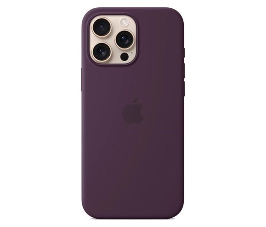 APPLE iPhone 16 Pro Max Silicone Case with MagSafe - Plum
