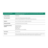 HPE MSA 2070 SFF 2x10/25GbE iSCSI 4-port Cntrl 12x3.84TB SSD 4x10Gb iSCSI XCVR 46TB Storage Array Smart Choice