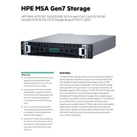 HPE MSA 2070 SFF 2x10/25GbE iSCSI 4-port Cntrl 12x1.92TB SSD 4x10Gb iSCSI XCVR 23TB Storage Array Smart Choice