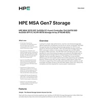 HPE MSA 2070 SFF 2x32Gb FC 4-port Controller 12x3.84TB SSD 4x32Gb SFP FC XCVR 46TB Storage Array Smart Choice