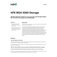 HPE MSA 1060 SFF 2x16Gb FC 2-port Controller 12x1.2TB HDD 4x16Gb SFP FC XCVR 14TB Storage Array Smart Choice