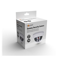 Solight maketa bezpečnostní kamery, na strop, LED dioda, 3 x AA