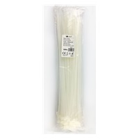 Solight vázací nylonové pásky, 4,8 x 350mm, natural, 100ks