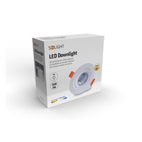 Solight LED podhledové světlo bodové, 5W, 400lm, 3000K, kulaté,  bílé