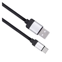 Solight magnetický USB-C kabel, USB 2.0 A konektor - USB-C konektor, 1m
