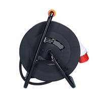 Solight prodlužovací přívod na bubnu, 3 zásuvky, 400V + 230V, 25m gumový kabel 5x1,5mm2, IP44