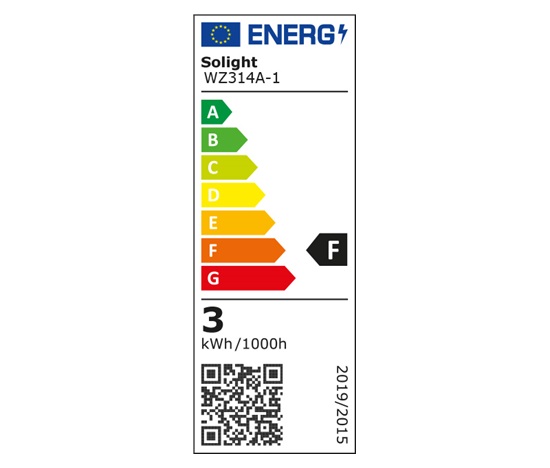 Solight LED žárovka, bodová , 3W, GU10, 3000K, 260lm, bílá