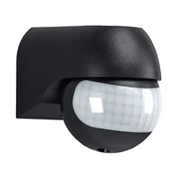 Solight PIR senzor nástěnný, venkovní, černý