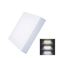 Solight LED mini panel CCT, přisazený, 12W, 900lm, 3000K, 4000K, 6000K, čtvercový