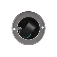 Solight zahradní sloupek IP44, nerez ocel, 2 zásuvky, válec, stříbrný
