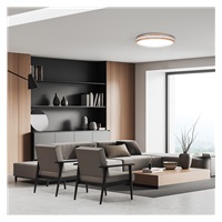 Solight LED osvětlení s dálkovým ovladačem Woody, 48W, 3360lm, 38cm, změna chromatičnosti, stmívatelné