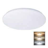 Solight LED stropní světlo Plain, 3CCT, 36W, 2520lm, 3000K, 4000K, 6000K, kulaté, 45cm
