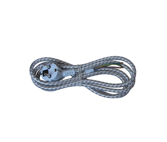 Solight flexo šňůra, 3x 0,75mm2, pletená, 3m