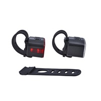 Solight set nabíjecích cyklo svítilen, 160lm přední, zadní červená, Li-Ion, USB