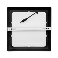 Solight LED mini panel CCT, přisazený, 18W, 1530lm, 3000K, 4000K, 6000K, čtvercový, černá barva