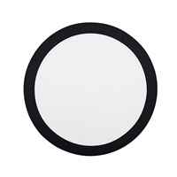 Solight LED mini panel CCT, přisazený, 24W, 1800lm, 3000K, 4000K, 6000K, kulatý, černá barva