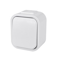 Solight vypínač do vlhka, jednopólový, bílý